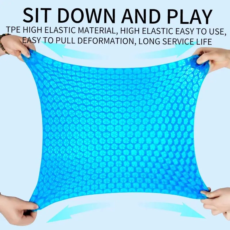 Orthopaedic Gel Seat Cushion – Breathable Honeycomb Design for Tailbone & Back Pain Relief | Office, Car & Wheelchair Use